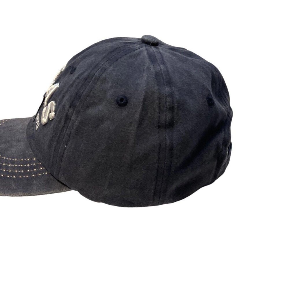 DALLAS Est 1841 Navy Blue Hat White Embroidery Lettering and Star 100% Cotton - Picture 4 of 4